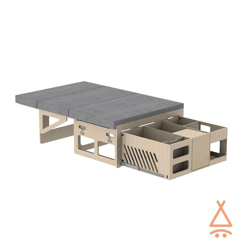 kit aménagement coffre 120cm ouvert