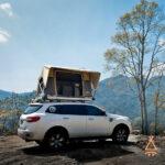 Tente de toit Wild land normandy auto pro sur une voiture en pleine air