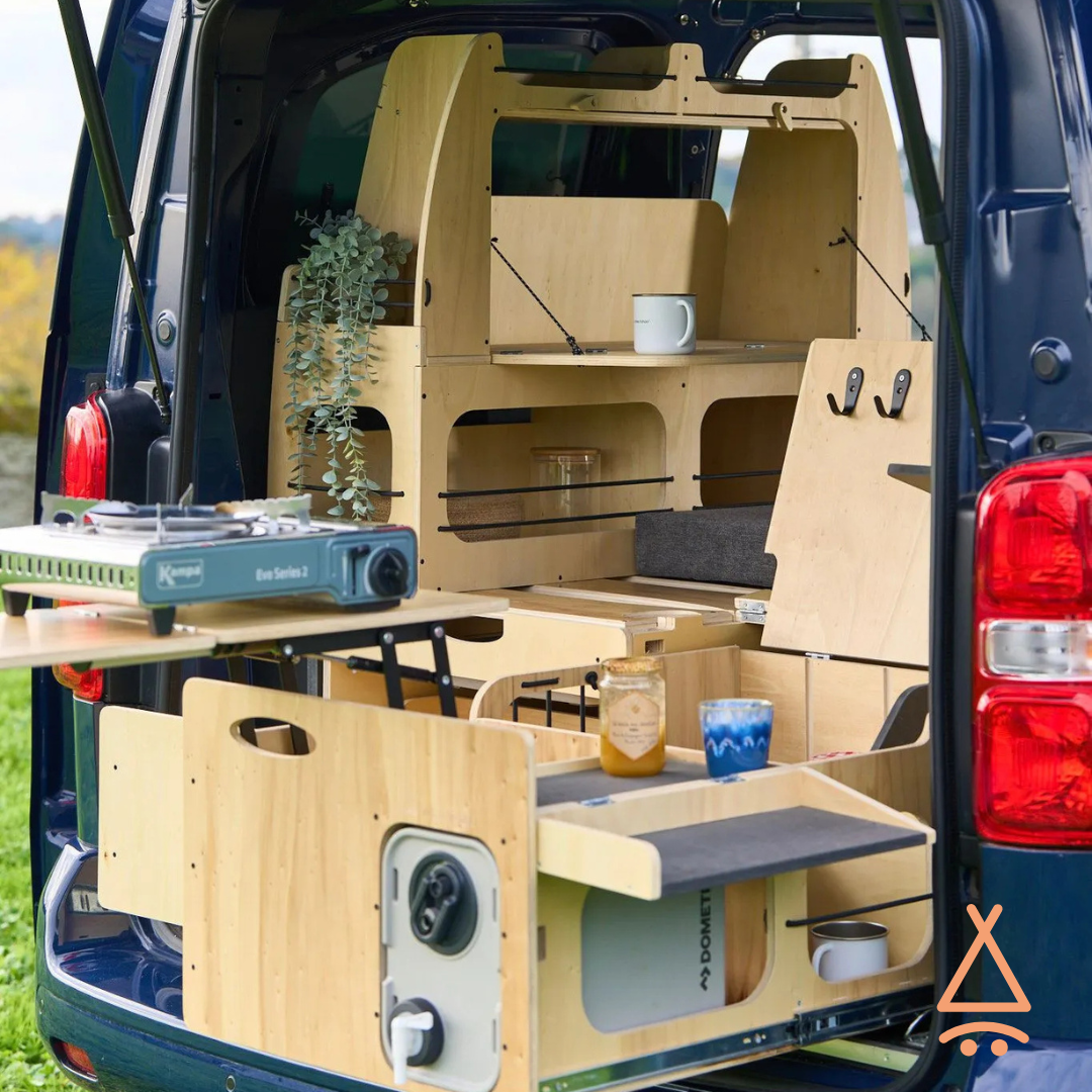 kit aménagement van plus en mode cuisine