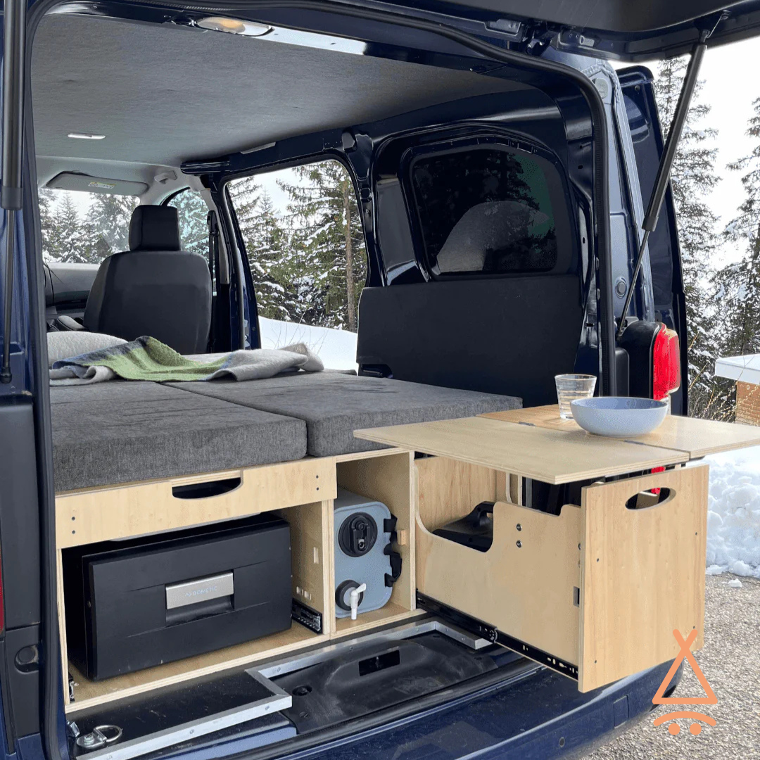 Kit aménagement Van espace cuisine ouvert