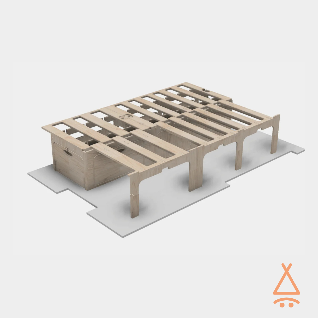 Lit peigne Van en mode lit