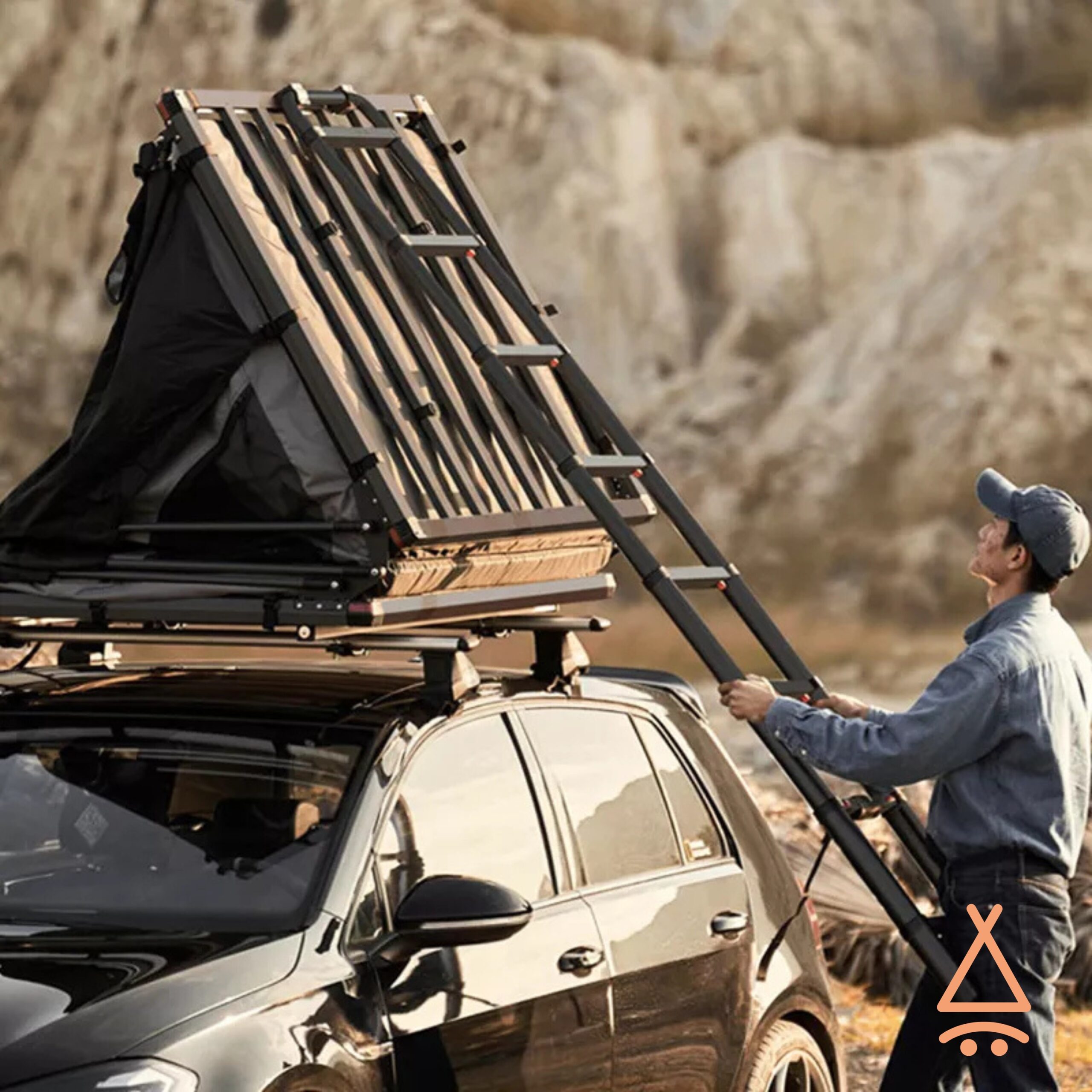 Tente de toit Wild land Lite Cruiser Pro 12XL