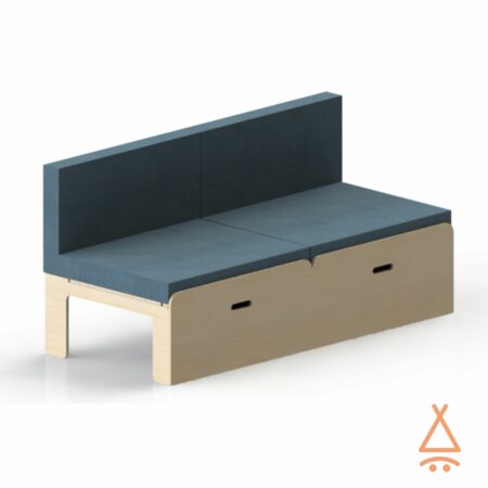 Banquette lit peigne