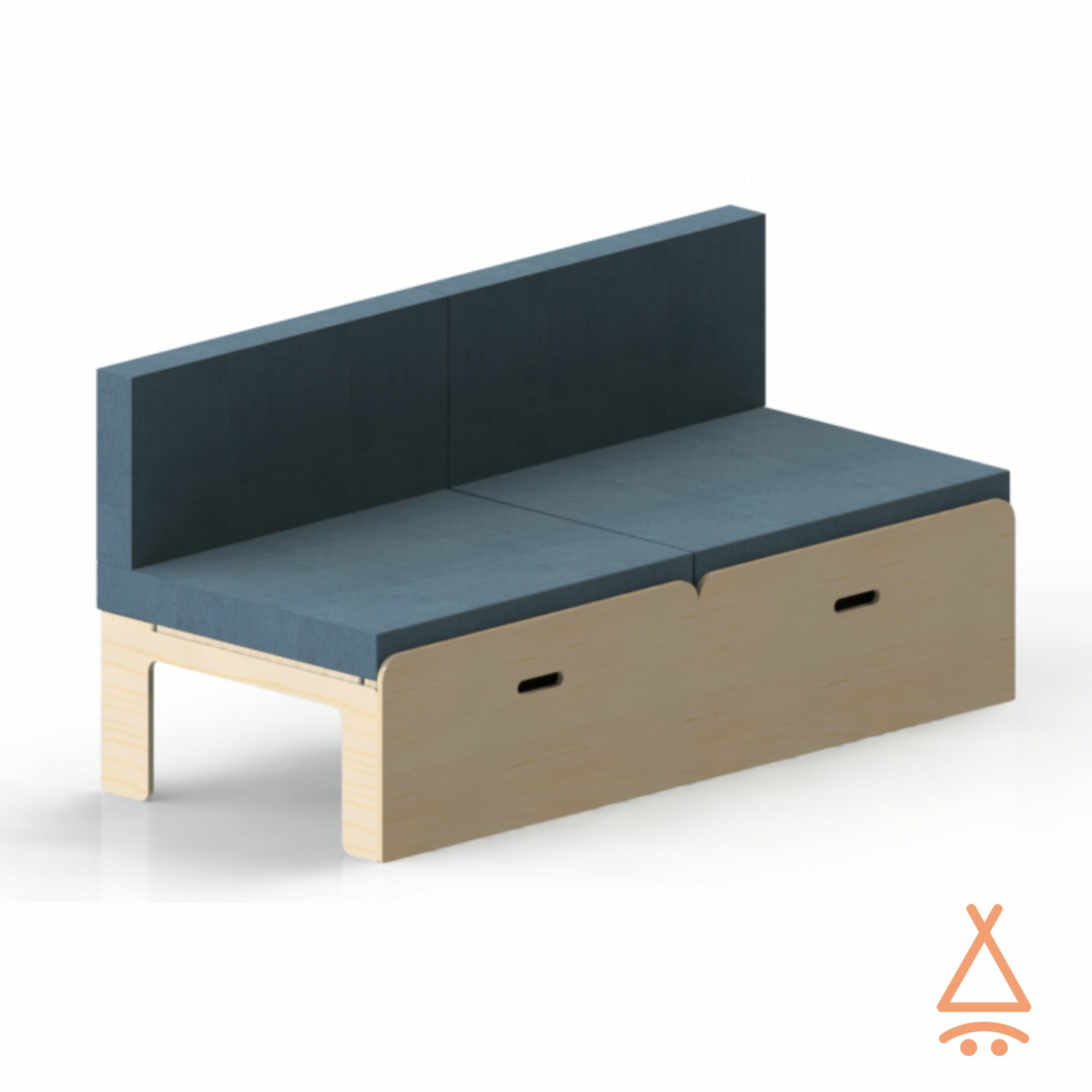 Banquette lit peigne