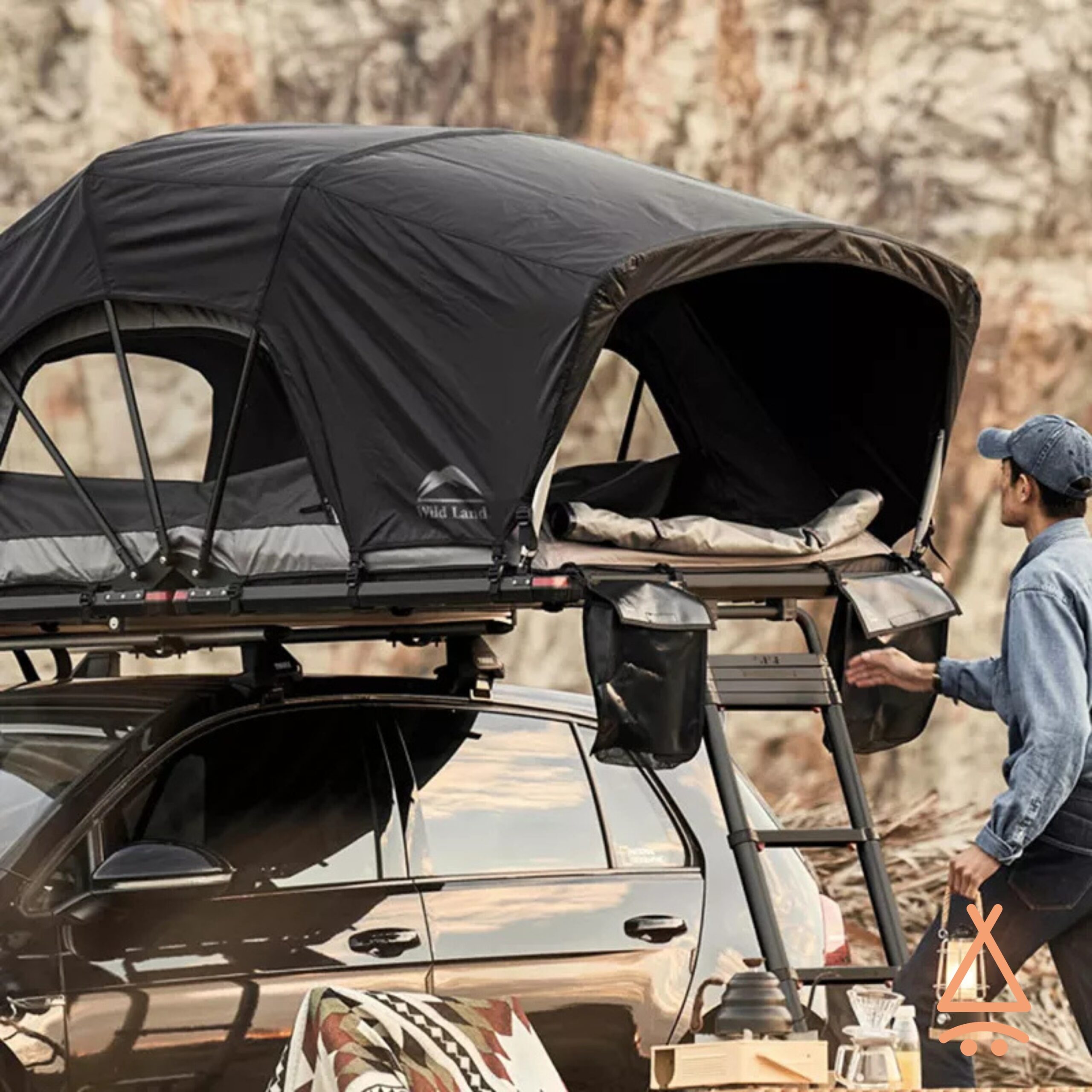 Tente de toit Wild land Lite Cruiser Pro 12XL