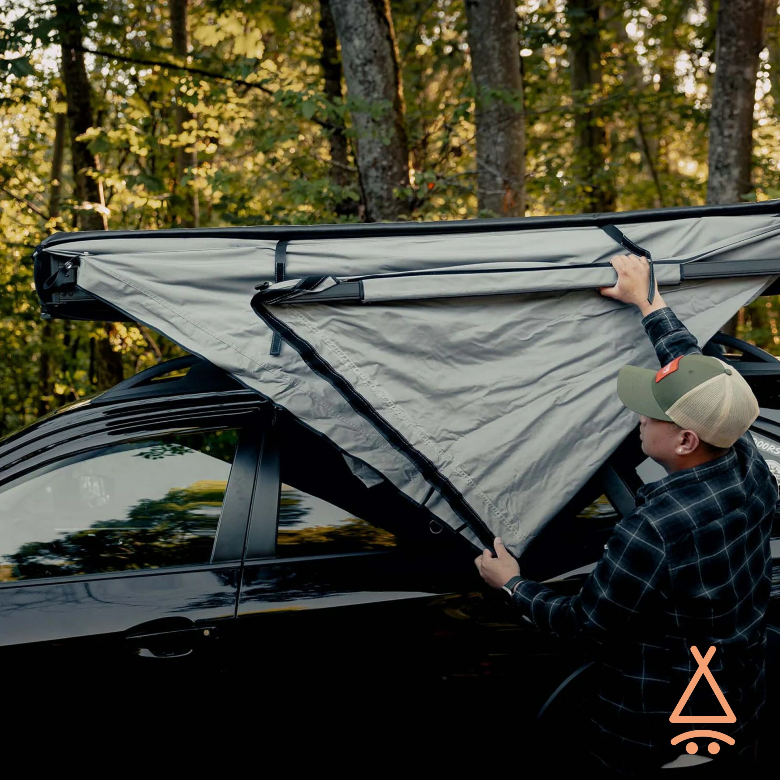 Auvent Autoportant 180°