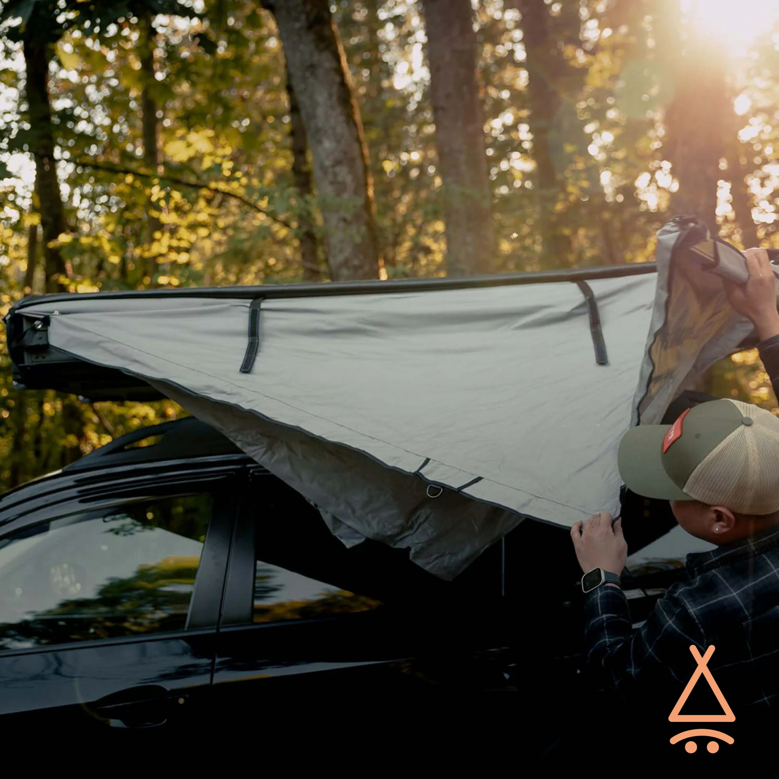 Auvent Autoportant 180°