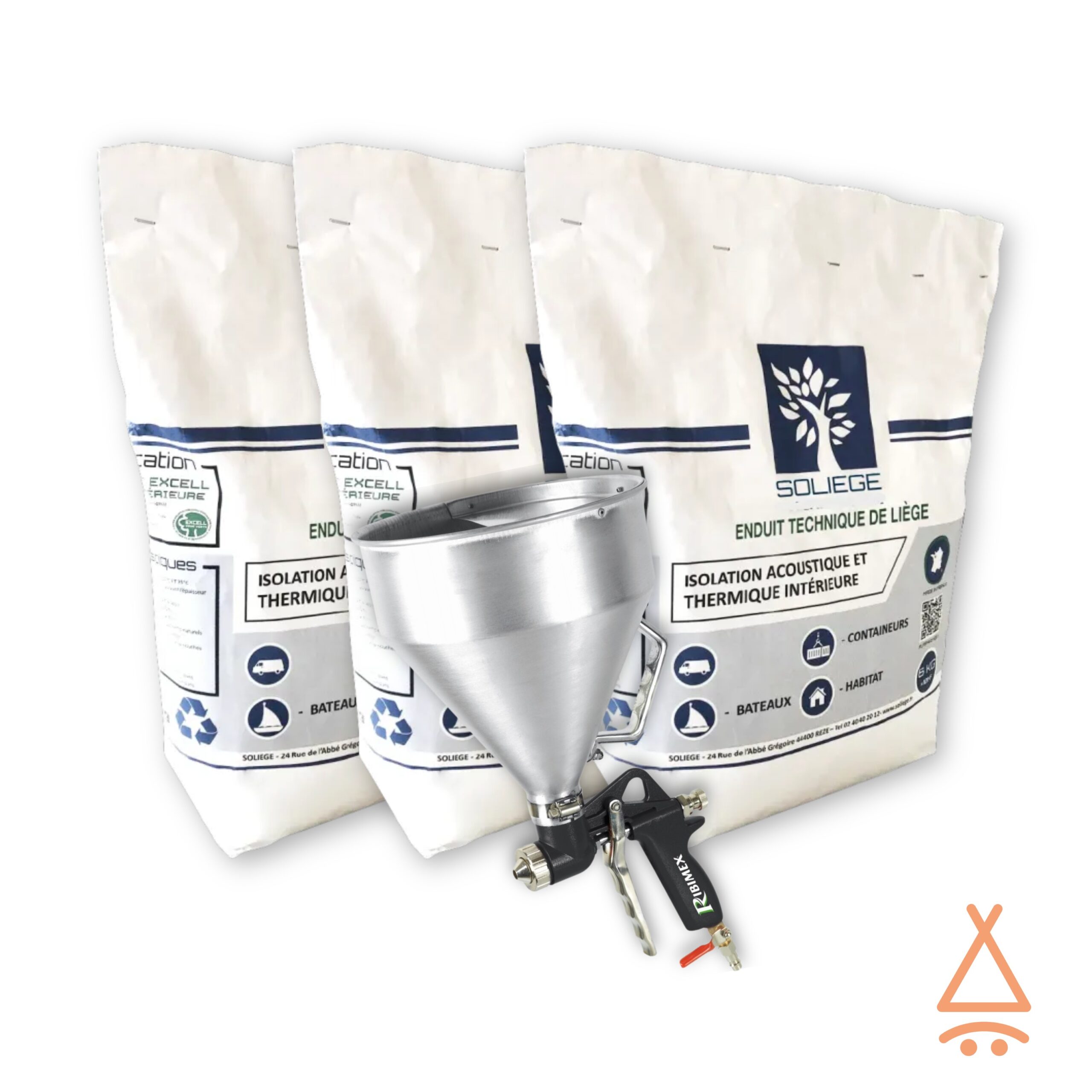 Kit Isolation liège 3 sacs