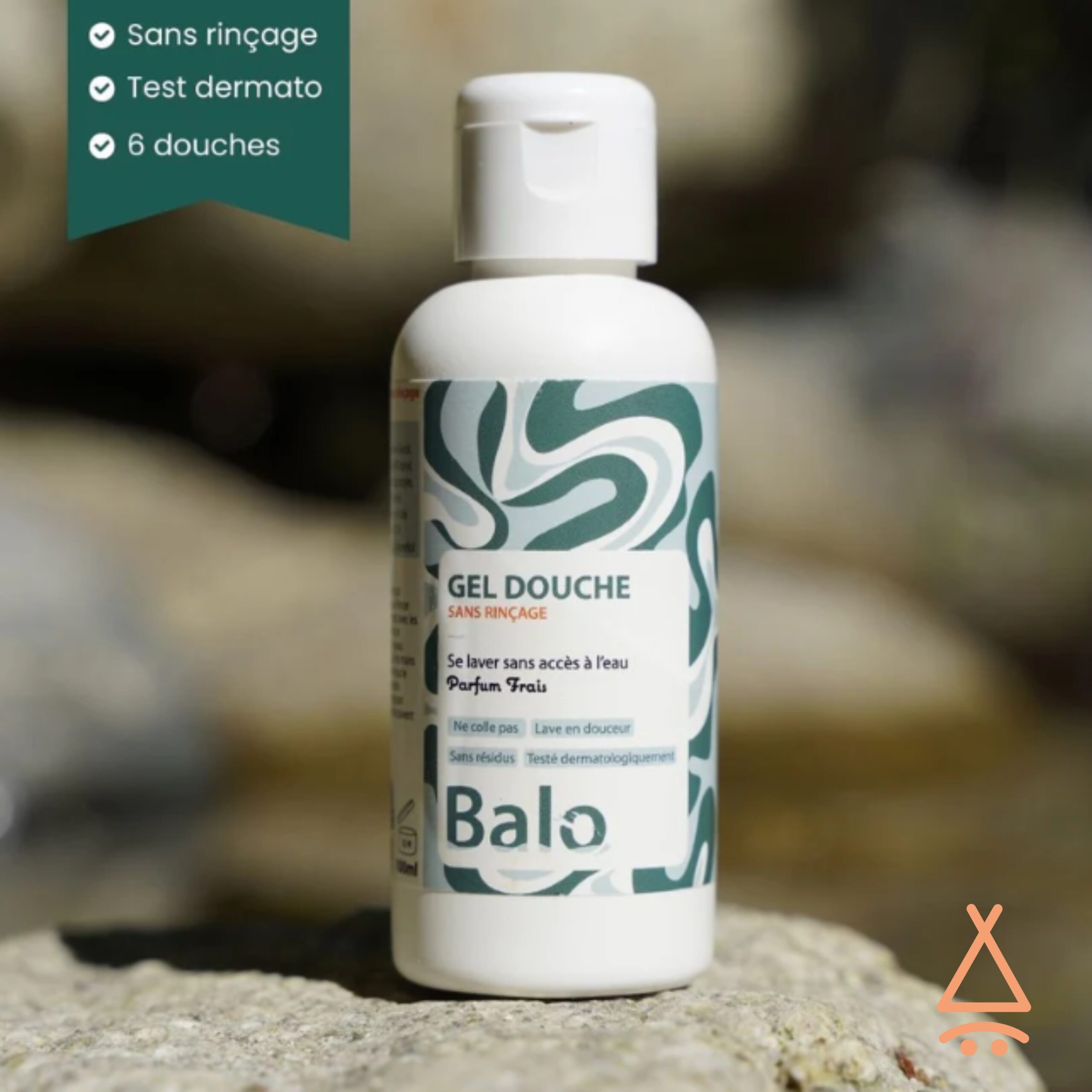 Gel douche sans rinçage