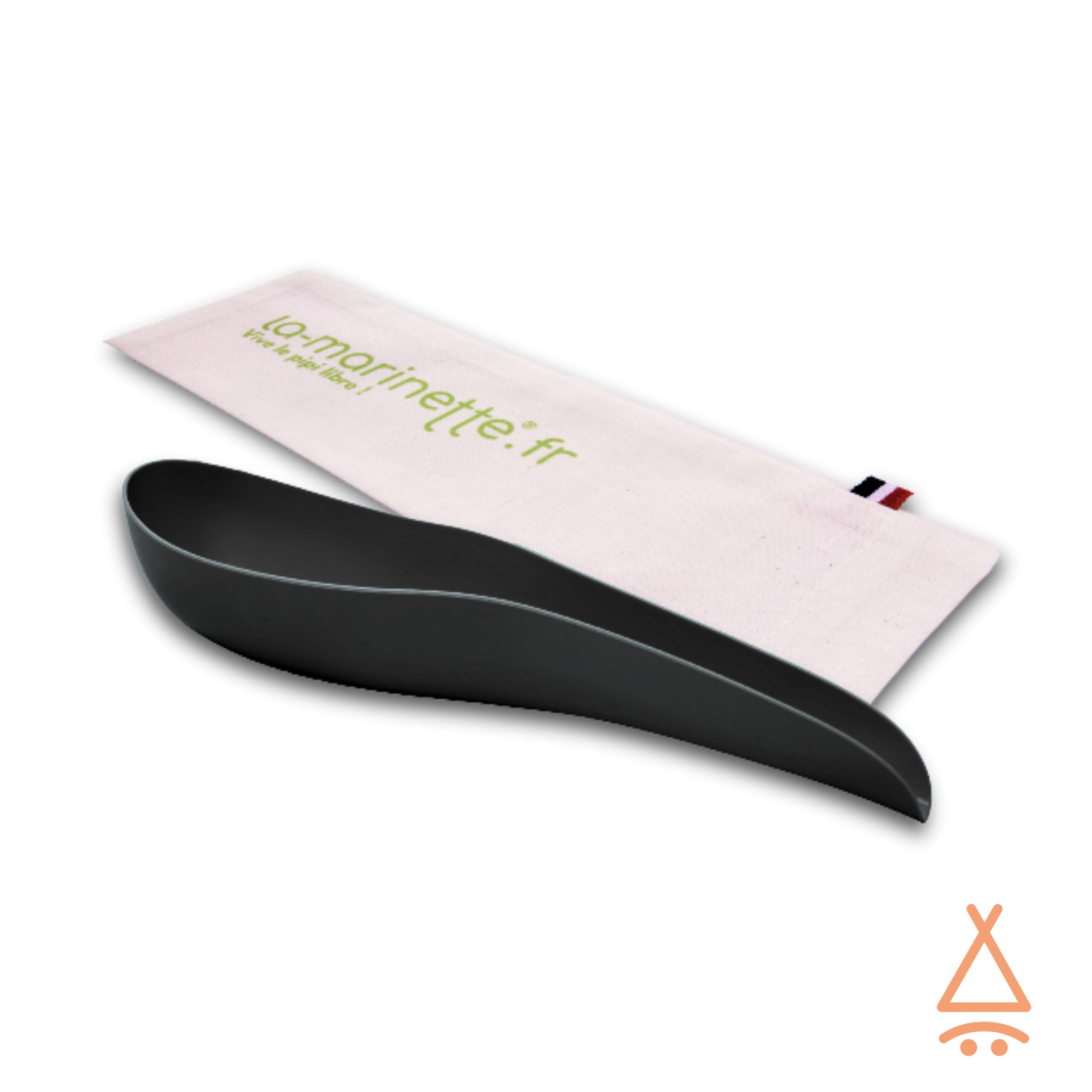 Urinoir portable noir pour femme - La marinette