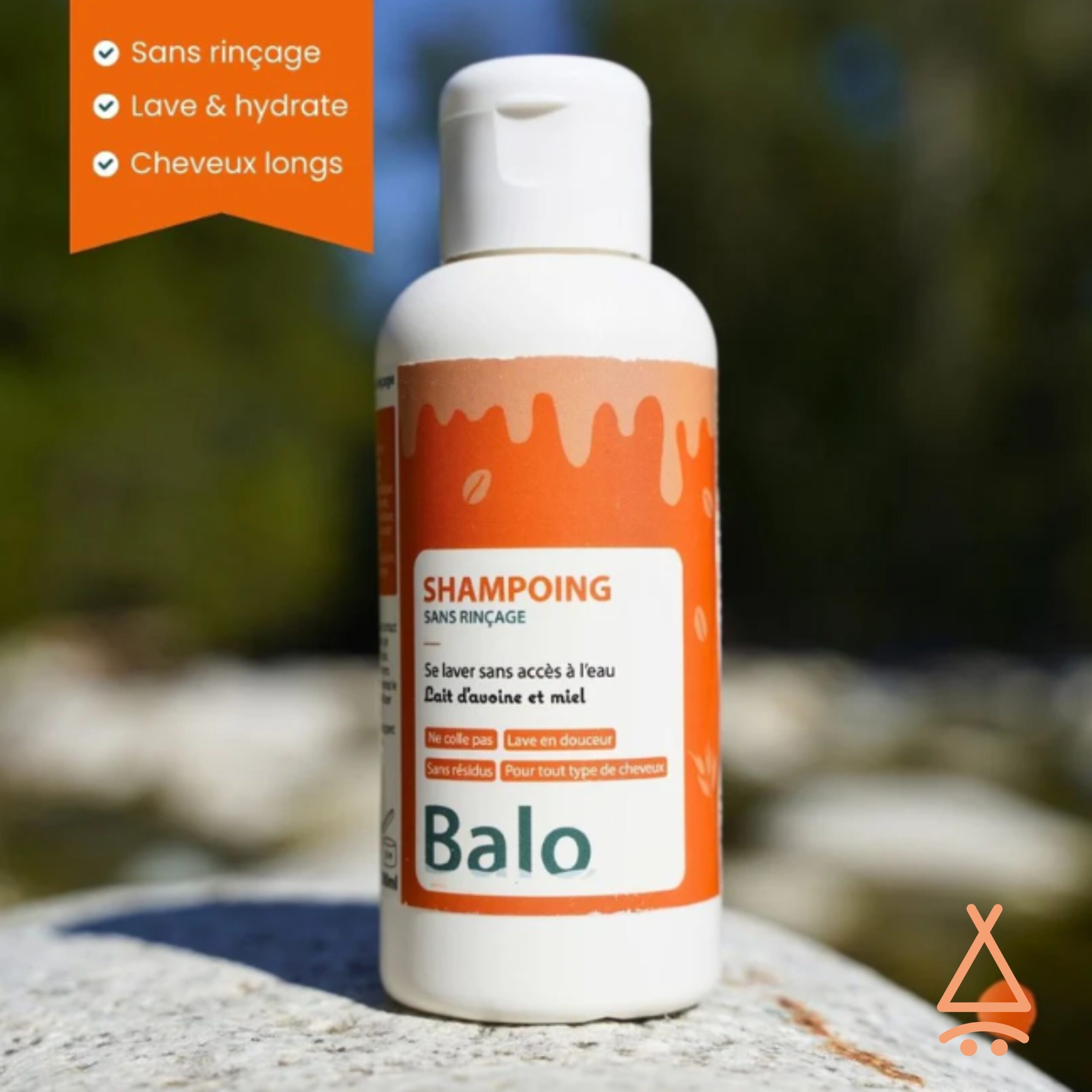 Shampoing sans rinçage 100ml