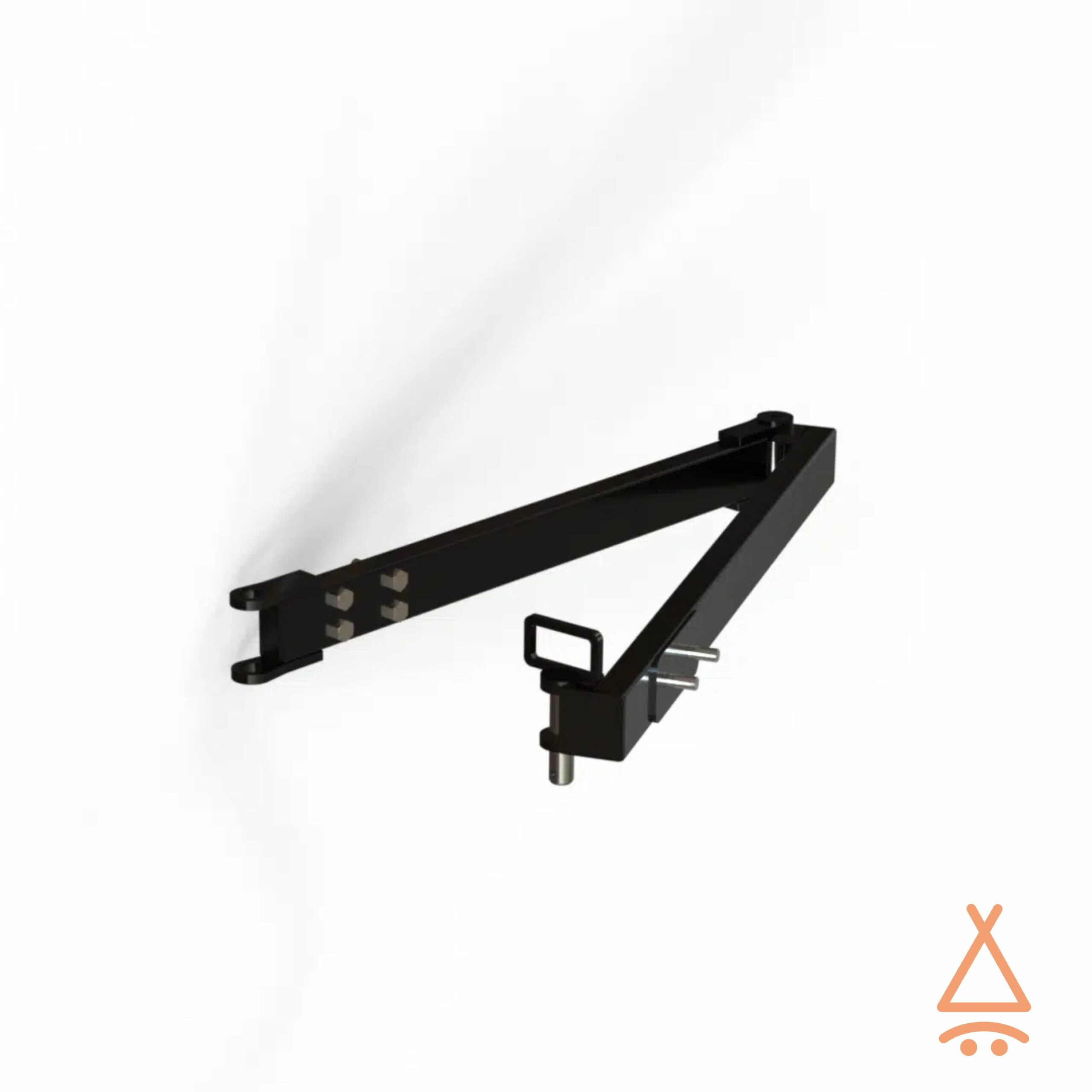 Bras porte-vélo pivotant